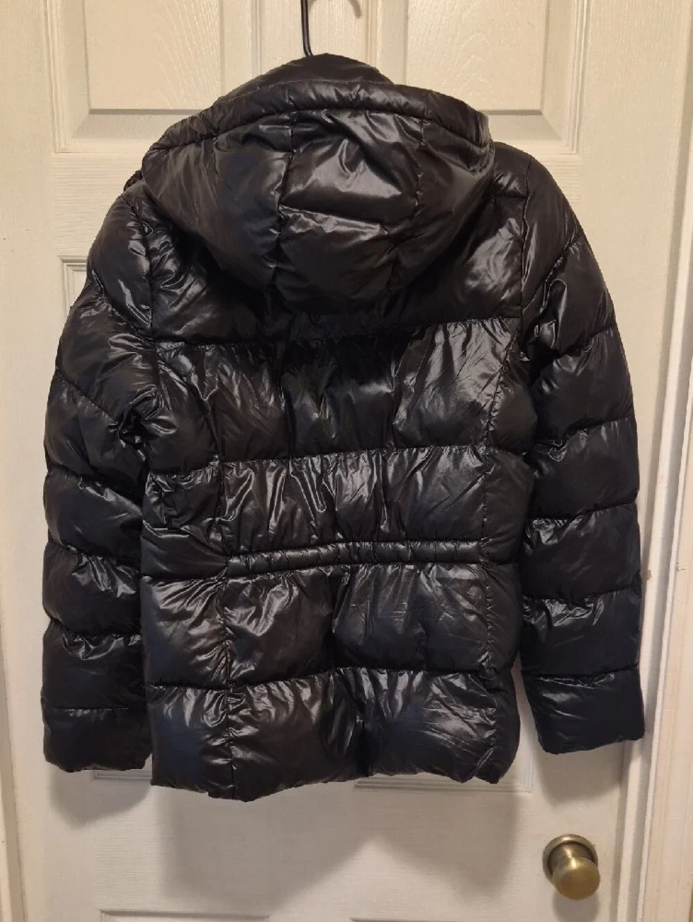 Calvin Klein Jeans Kids Black Shiny Puffer Jacket